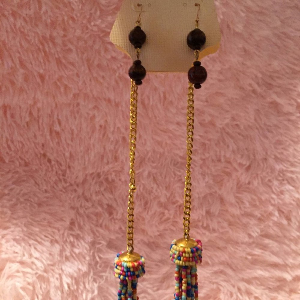 NWT Sophia & Kate Beaded Necklace & Earrings Set - Picture 2 of 4